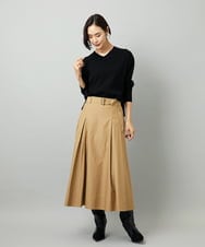F6FAD23210 MICHEL KLEIN(小さいサイズ)(メゾン ドゥ サンク) [小さいサイズ]Vネックニット ライトブルー