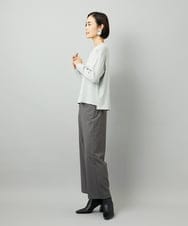 F6FAD23210 MICHEL KLEIN(小さいサイズ)(メゾン ドゥ サンク) [小さいサイズ]Vネックニット ライトブルー