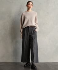 F6FAG51240 MICHEL KLEIN(小さいサイズ)(メゾン ドゥ サンク) [小さいサイズ]アルパカブークレニット ベージュ
