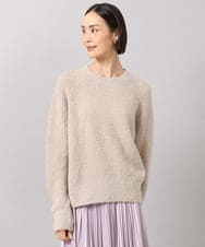 F6FAG51240 MICHEL KLEIN(小さいサイズ)(メゾン ドゥ サンク) [小さいサイズ]アルパカブークレニット ベージュ