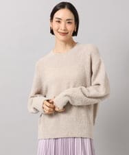 F6FAG51240 MICHEL KLEIN(小さいサイズ)(メゾン ドゥ サンク) [小さいサイズ]アルパカブークレニット ベージュ