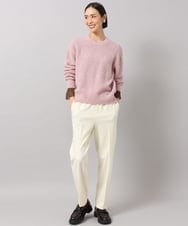 F6FAG51240 MICHEL KLEIN(小さいサイズ)(メゾン ドゥ サンク) [小さいサイズ]アルパカブークレニット ベージュ