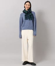 F6FAG51240 MICHEL KLEIN(小さいサイズ)(メゾン ドゥ サンク) [小さいサイズ]アルパカブークレニット ベージュ