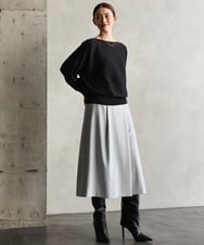 F6FAH17190 MICHEL KLEIN(小さいサイズ)(メゾン ドゥ サンク) 【小さいサイズ】[定番人気]ホールガーメント(R)ドルマンスリーブニット(長袖) ピンク