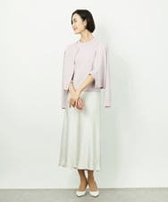 F6FDD01190 MICHEL KLEIN(小さいサイズ)(メゾン ドゥ サンク) [小さいサイズ][アンサンブル対応]コンパクトニットプルオーバー ネイビー