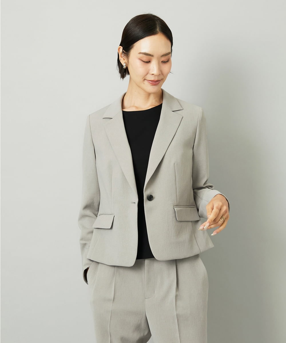 F6KAD15150 MICHEL KLEIN(小さいサイズ)(メゾン ドゥ サンク) [小さいサイズ]クリーンフォルムTシャツ ブラック
