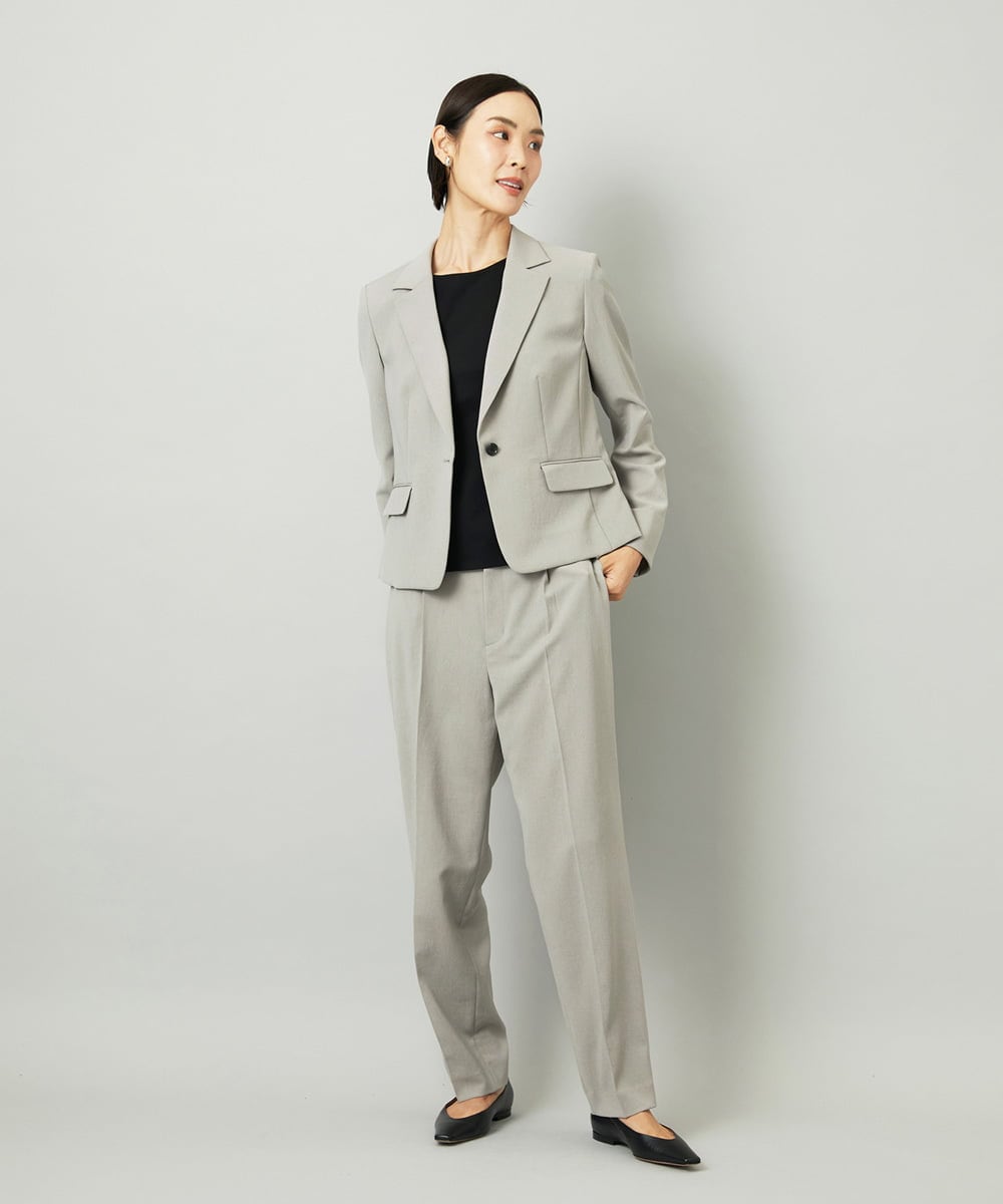 F6KAD15150 MICHEL KLEIN(小さいサイズ)(メゾン ドゥ サンク) [小さいサイズ]クリーンフォルムTシャツ ブラック