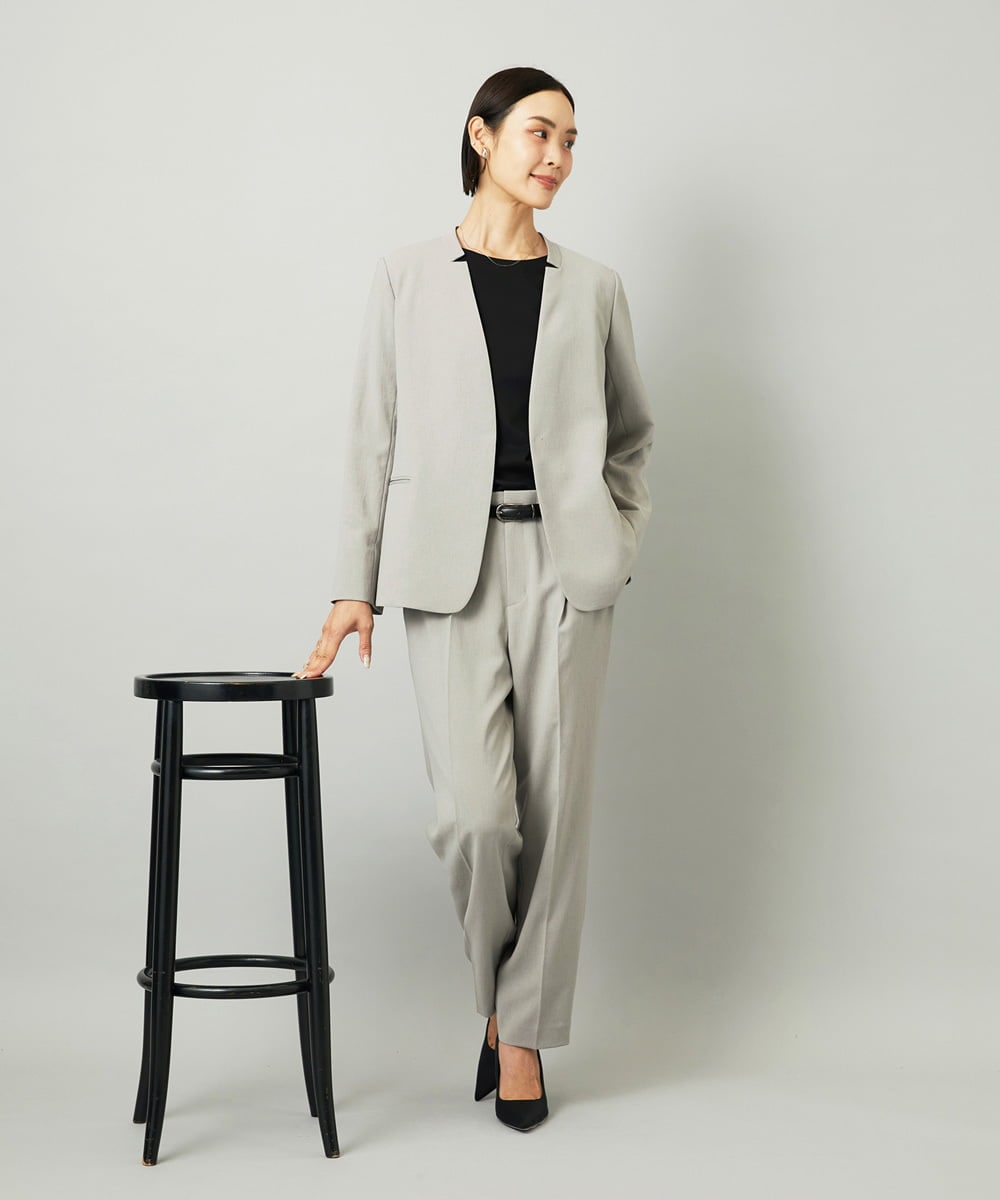 F6KAD15150 MICHEL KLEIN(小さいサイズ)(メゾン ドゥ サンク) [小さいサイズ]クリーンフォルムTシャツ ブラック