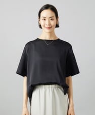 F6KGD03150 MICHEL KLEIN(小さいサイズ)(メゾン ドゥ サンク) [小さいサイズ]サテンドッキングプルオーバー ライトブルー