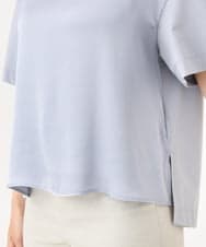 F6KGD03150 MICHEL KLEIN(小さいサイズ)(メゾン ドゥ サンク) [小さいサイズ]サテンドッキングプルオーバー ライトブルー
