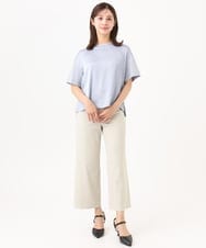 F6KGD03150 MICHEL KLEIN(小さいサイズ)(メゾン ドゥ サンク) [小さいサイズ]サテンドッキングプルオーバー ライトブルー