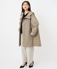 F6LAD28180 MICHEL KLEIN(小さいサイズ)(メゾン ドゥ サンク) [小さいサイズ][定番人気]ストレッチ裏起毛ワイドパンツ ライトグレー
