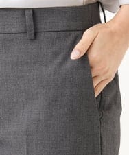 F6LAG03260 MICHEL KLEIN(小さいサイズ)(メゾン ドゥ サンク) 【小さいサイズ】[セットアップ対応]ストレッチテーパードパンツ グレー