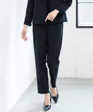 F6LAG03260 MICHEL KLEIN(小さいサイズ)(メゾン ドゥ サンク) 【小さいサイズ】[セットアップ対応]ストレッチテーパードパンツ グレー