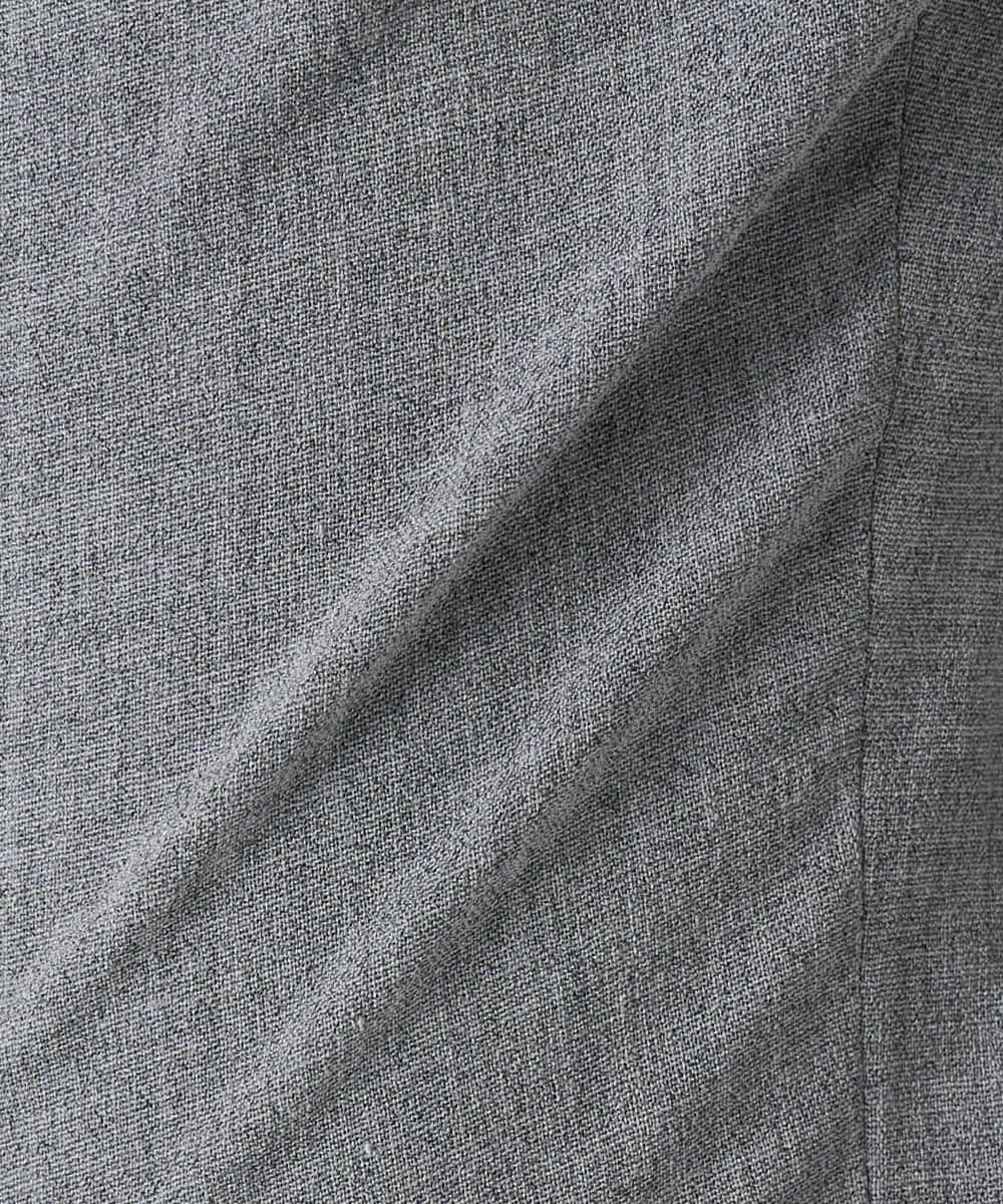 F6LDD01260 MICHEL KLEIN(小さいサイズ)(メゾン ドゥ サンク) [小さいサイズ][セットアップ対応]テーパードパンツ グレー