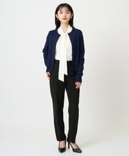 F6LDD01260 MICHEL KLEIN(小さいサイズ)(メゾン ドゥ サンク) [小さいサイズ][セットアップ対応]テーパードパンツ グレー