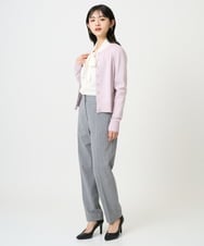 F6LDD01260 MICHEL KLEIN(小さいサイズ)(メゾン ドゥ サンク) [小さいサイズ][セットアップ対応]テーパードパンツ グレー