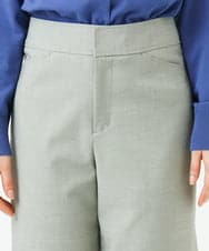 F6LDD11230 MICHEL KLEIN(小さいサイズ)(メゾン ドゥ サンク) [小さいサイズ][2WAYストレッチ]定番ワイドパンツ ライトグレー