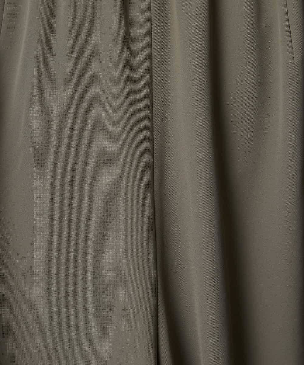 F6LHD02280 MICHEL KLEIN(小さいサイズ)(メゾン ドゥ サンク) [小さいサイズ][リラックスボトム]ドローストリング ワイドパンツ カーキ