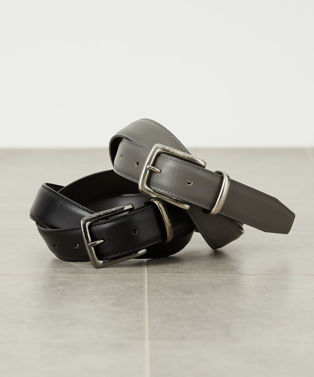 F94GD01150 MICHEL KLEIN(小さいサイズ)(メゾン ドゥ サンク) [小さいサイズ]本革ベルト グレー