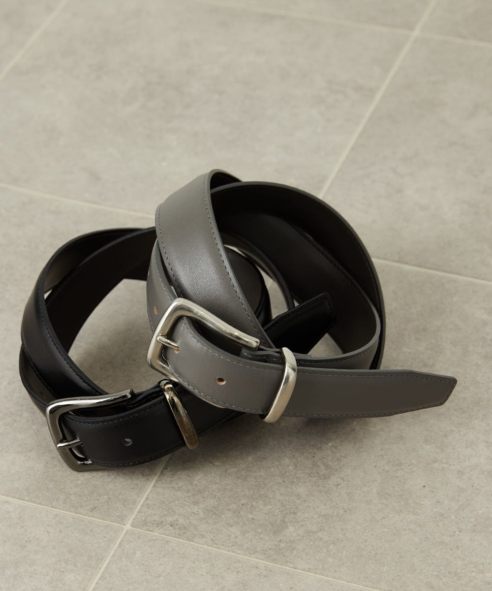 F94GD01150 MICHEL KLEIN(小さいサイズ)(メゾン ドゥ サンク) [小さいサイズ]本革ベルト グレー
