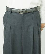 F94GD01150 MICHEL KLEIN(小さいサイズ)(メゾン ドゥ サンク) [小さいサイズ]本革ベルト グレー