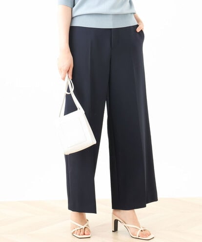 FILFA15090  [名品シリーズ]ストレッチワイドパンツ/WEB限定サイズあり/洗える