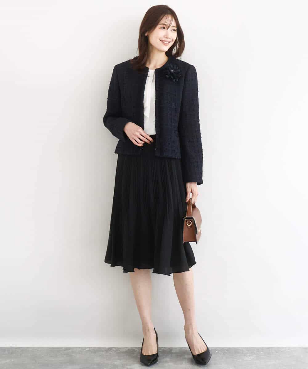 FKBFD66140 MK MICHEL KLEIN(MK ミッシェルクラン) [洗える]マルチwayボウタイブラウス ライトブルー