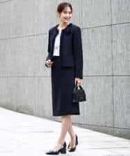 FKBFD66140 MK MICHEL KLEIN(MK ミッシェルクラン) [洗える]マルチwayボウタイブラウス ライトブルー