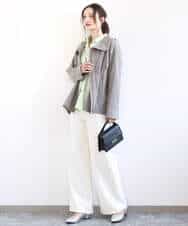 FKBGD27140 MK MICHEL KLEIN(MK ミッシェルクラン) [接触冷感/防シワ/洗える]コットン混ベーシックシャツ（無地） ピンク
