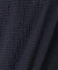 FKBGD45160 MK MICHEL KLEIN(MK ミッシェルクラン) [洗える]シアーチェック柄タックスリーブブラウス ライトグレー