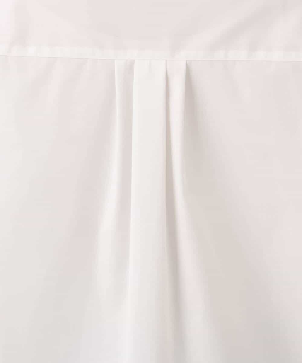 FKBJD27140 MK MICHEL KLEIN(MK ミッシェルクラン) [防シワ/洗える]コットン混ベーシックシャツ（無地） ホワイト