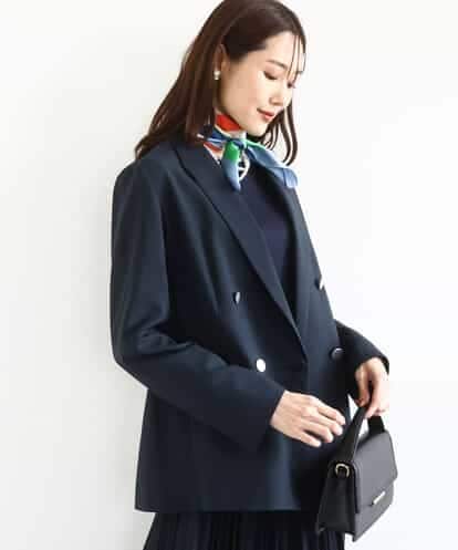 FKDFD15230 MK MICHEL KLEIN [洗える]ダブルブレストジャケット