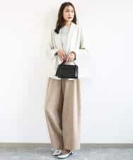 FKDFD15230 MK MICHEL KLEIN(MK ミッシェルクラン) [洗える]ダブルブレストジャケット ネイビー