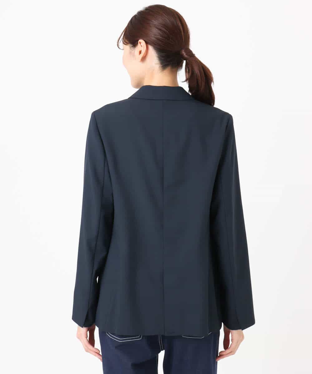 FKDFD15230 MK MICHEL KLEIN(MK ミッシェルクラン) [洗える]ダブルブレストジャケット ネイビー