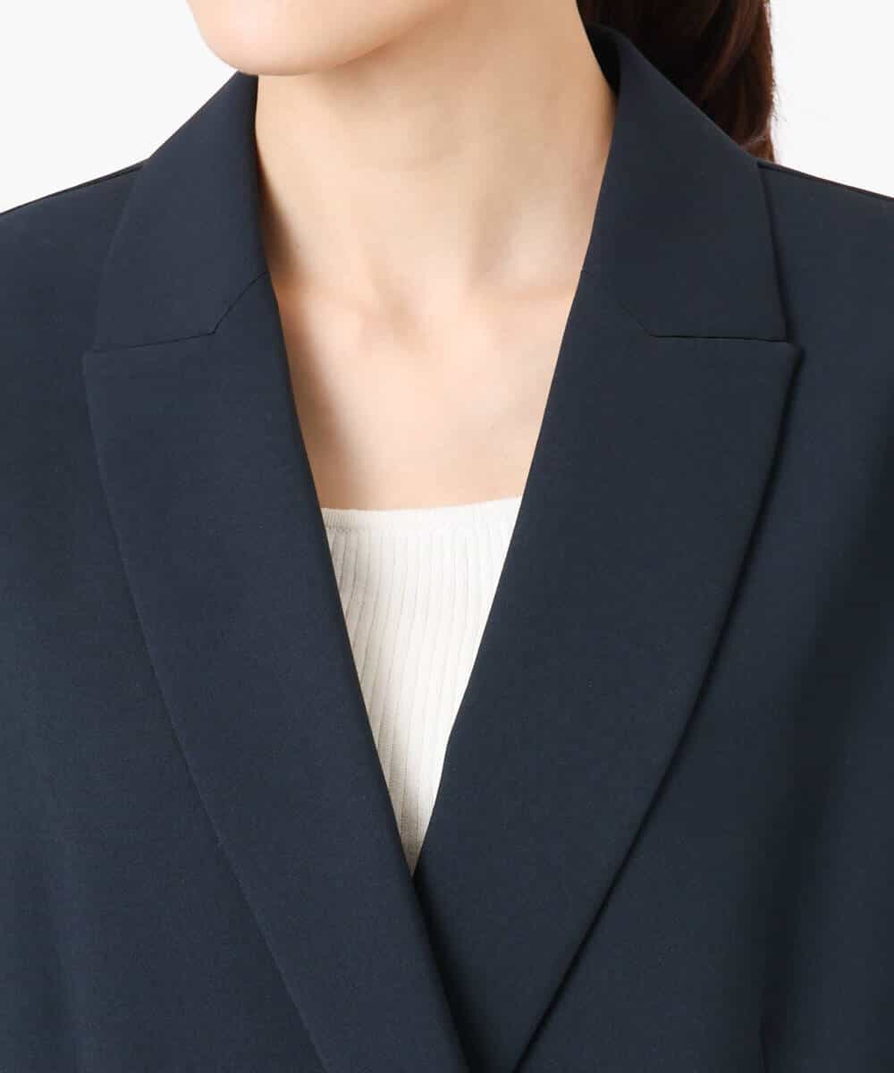 FKDFD15230 MK MICHEL KLEIN(MK ミッシェルクラン) [洗える]ダブルブレストジャケット ネイビー