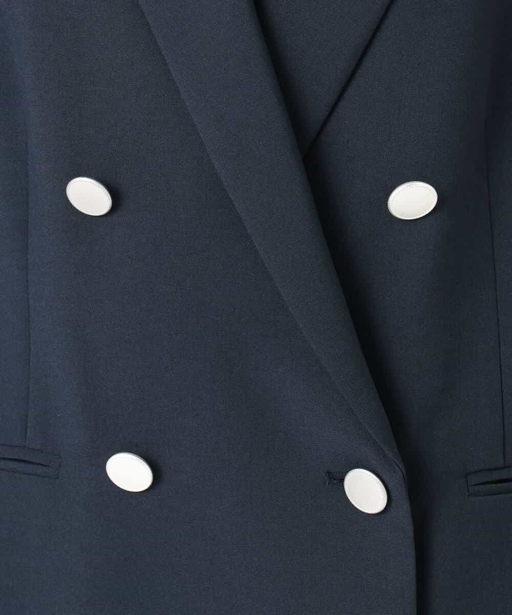 FKDFD15230 MK MICHEL KLEIN(MK ミッシェルクラン) [洗える]ダブルブレストジャケット ネイビー