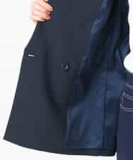 FKDFD15230 MK MICHEL KLEIN(MK ミッシェルクラン) [洗える]ダブルブレストジャケット ネイビー