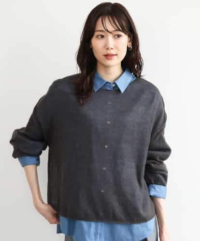 FKFAG44160 MK MICHEL KLEIN [洗える]モヘアメッシュニット