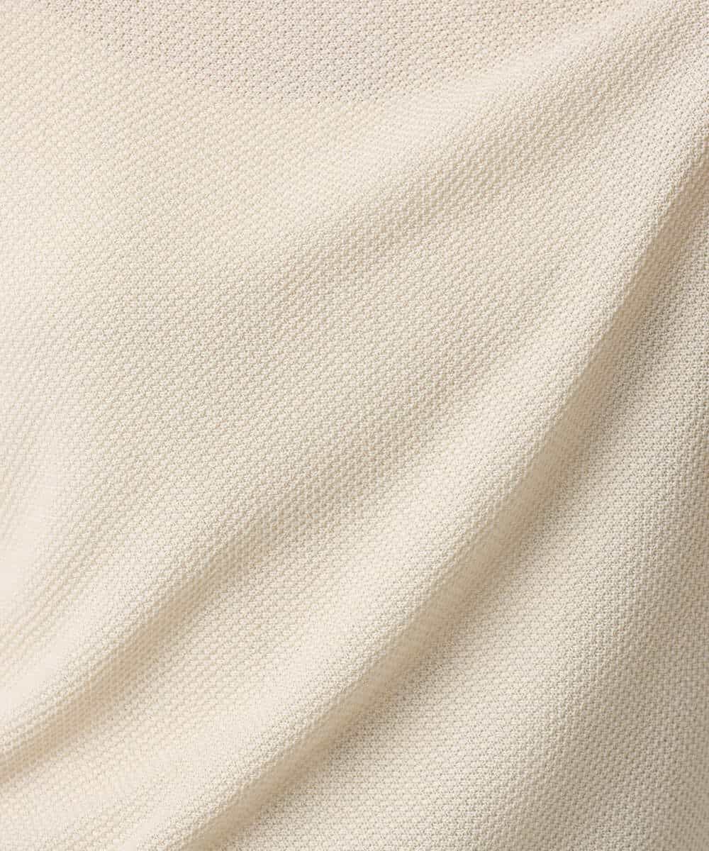 FKFGD44130 MK MICHEL KLEIN(MK ミッシェルクラン) [UVカット/洗える]鹿の子編みドルマンニット グリーン
