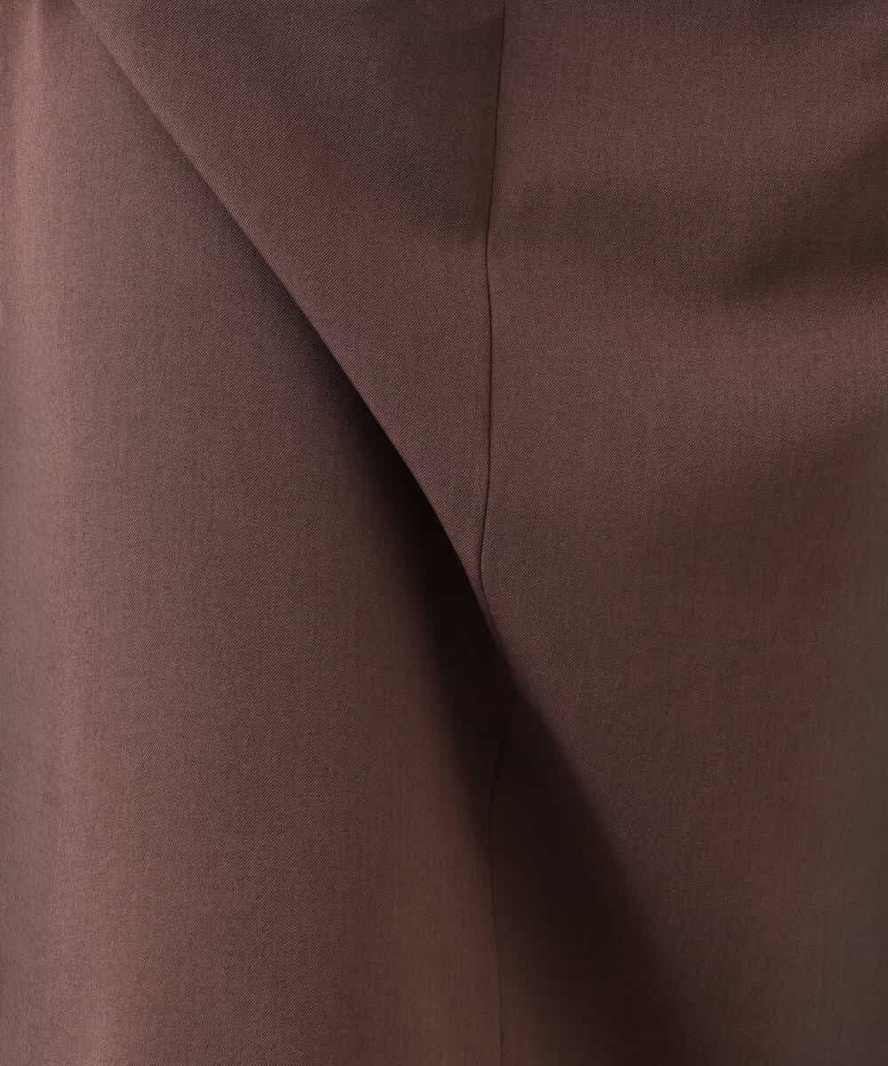 FKHGD40150 MK MICHEL KLEIN(MK ミッシェルクラン) [洗える]ポケットデザインストレッチタイトスカート ブラウン