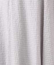 FKHGD45170 MK MICHEL KLEIN(MK ミッシェルクラン) [洗える]シアーチェック柄フレアスカート ライトグレー