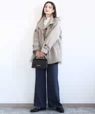 FKJFD28270 MK MICHEL KLEIN(MK ミッシェルクラン) [洗える]テントライン ツイルコート ベージュ