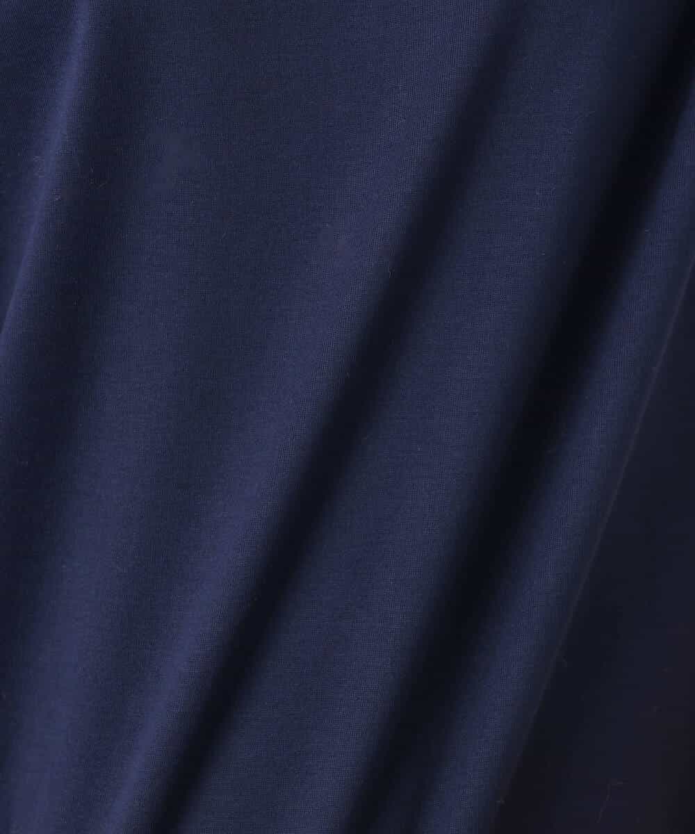 FKKGD33090 MK MICHEL KLEIN(MK ミッシェルクラン) [洗える]シルケットフライス半袖カットソー ホワイト