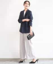 FKKGD40090 MK MICHEL KLEIN(MK ミッシェルクラン) [UVカット/接触冷感/洗える]2wayネックデザインポンチカットソー ベージュ