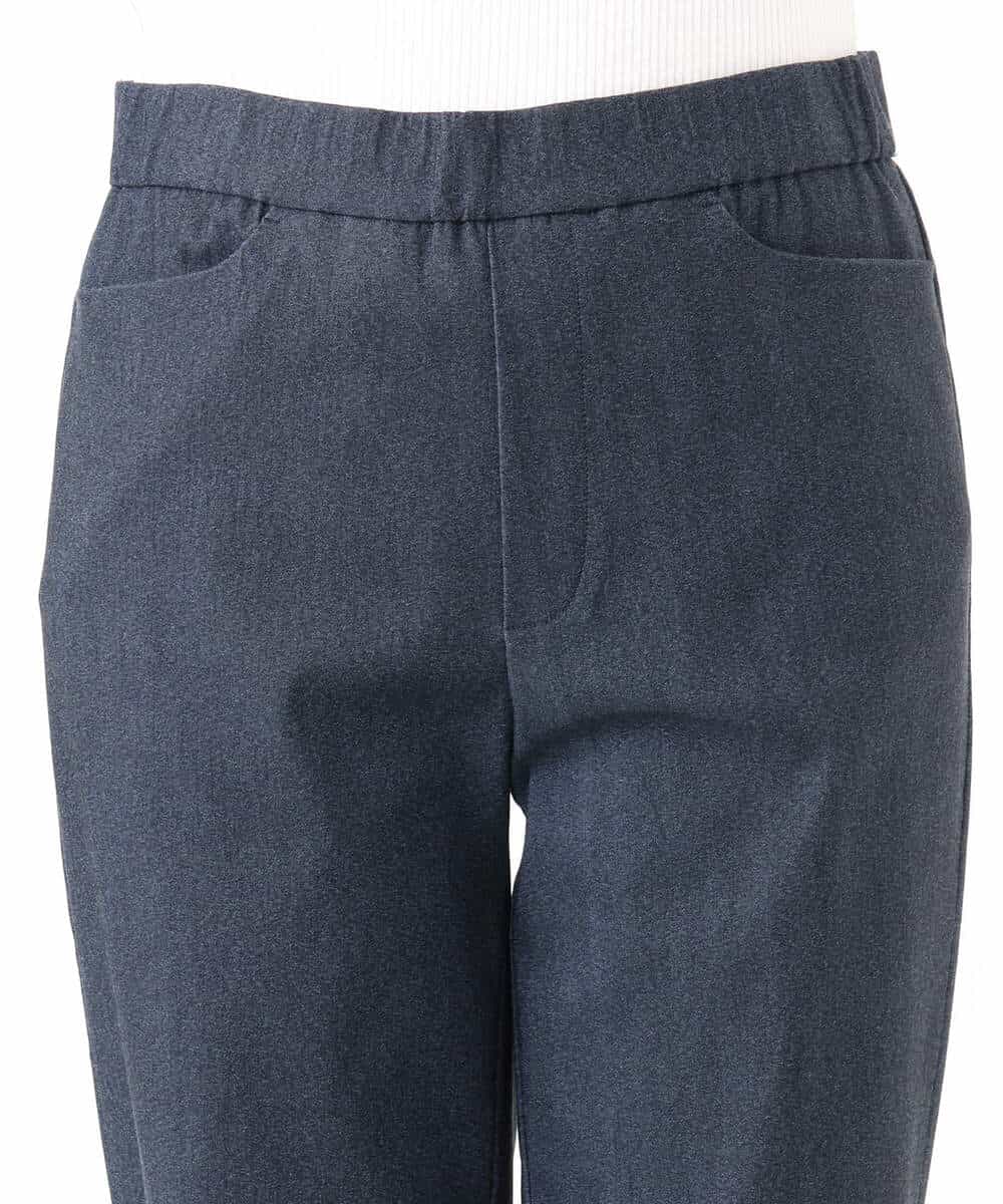 FKLGD41130 MK MICHEL KLEIN(MK ミッシェルクラン) [洗える]ハイストレッチ細身シルエットパンツ ネイビー