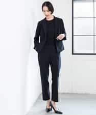 FMBAG04190 MICHEL KLEIN(ミッシェルクラン) フロントレースブラウス ベージュ