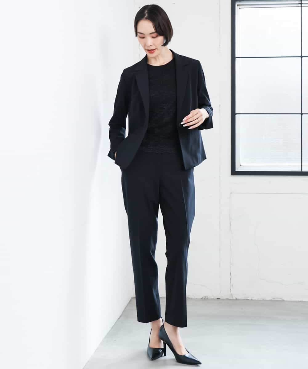 FMBAG04190 MICHEL KLEIN(ミッシェルクラン) フロントレースブラウス ベージュ