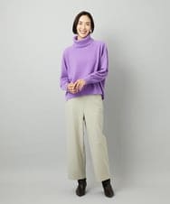 FMFAD28230 MICHEL KLEIN(ミッシェルクラン) ハイネックニット ブルー