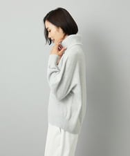 FMFAD28230 MICHEL KLEIN(ミッシェルクラン) ハイネックニット ブルー